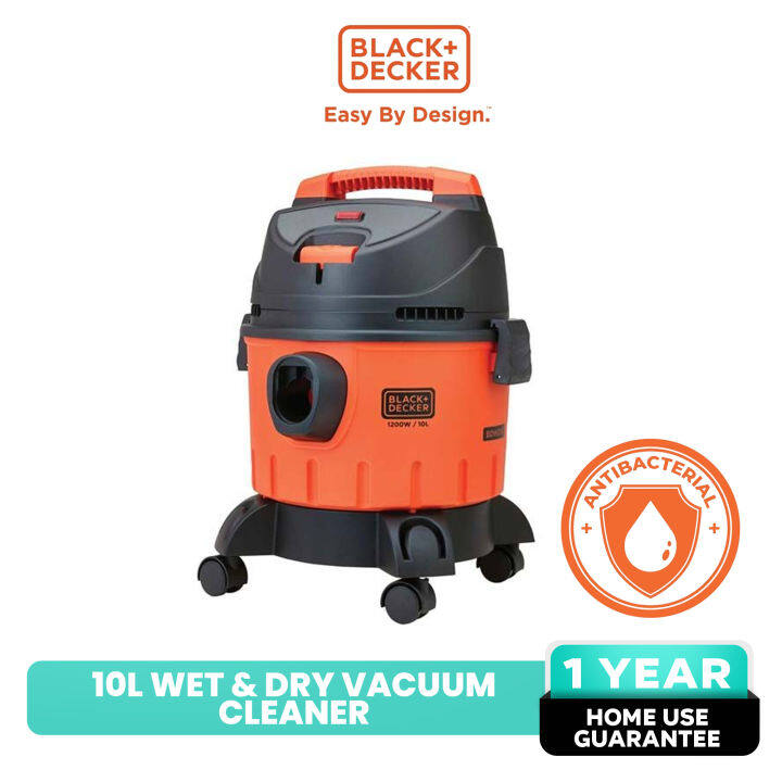 BLACK DECKER Wet Dry Vacuum Cleaner 10L BDWD10 B1 1 Year