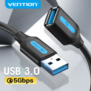 Vention สายพ่วง USB 3.0 Extension Cable Extender Data Cord for PC Smart TV SSD USB HUB Fast Speed USB Cable Extension สายต่อยาว USB