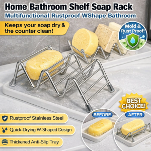 Soap Holder Stainless Steel Clip Potato Chip Corn Cake Deep Fry Soap Holder