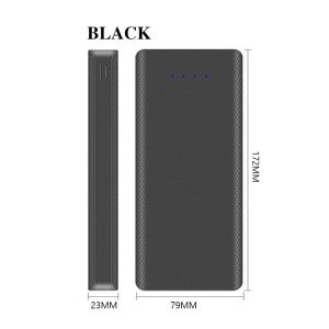 3/8*18650 Power Bank Case Battery Holder Micro Dual USB Type C Charge DIY Shell Battery Storage Box Durable