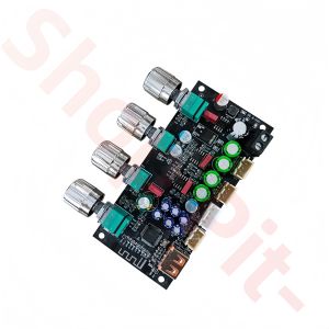 AMP แอมป์จิ๋วคาราโอเกะ ปรีไมค์แอมจิ๋ว ปรีไมค์คาราโอเกะ คาราโอเกะ บอร์ดก้อง ไมค์โครโฟน K ร้องเพลง พรีเอฟเฟคบอร์ด DSP ผสมกันเสียงหอน