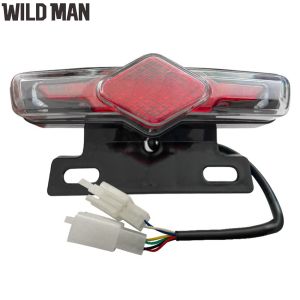 Đèn hậu xe đạp điện 36-60V có đèn LED chống nước và tín hiệu báo rẽ để tăng cường an toàn