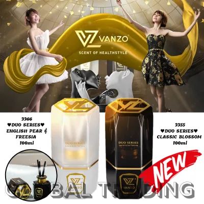 [NEW] VANZO Duo Series New Generation Sterilizing Air Freshener REED DIFFUSER★NEW FRAGRANCES★HOTEL & PERFUME FRAGRANCES