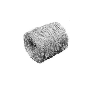 【spot goods】50/100 Meters Iron Barbed Wire Roll Fence Barbed Wire Anti-climb Protect Fence Galvanized Anti-rust Stee Wire Used for pasture fencing fence guard