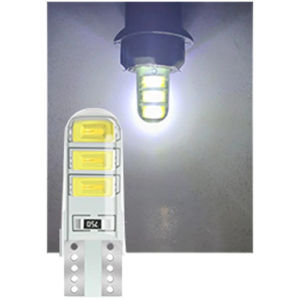 2PCS Motorcycle 6 LED T10 Peanut Park Light for Signal Light License Light Speedometer Light