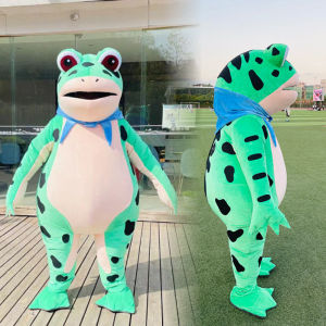 New Frog Cartoon Doll Mascot Costume Inflatable Adult Walking Performance Clothes Toad Gas Model Clothing Adult2026