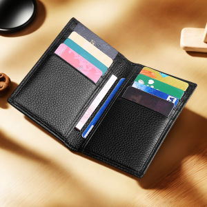 Soft Thin Real Leather Card Holder Men and Women Credit Card VIP ID Cases Slim Simple Wallets