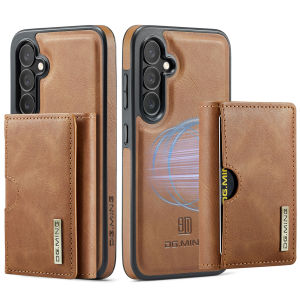 2 in 1 Detachable Magnetic Wallet Case For Samsung Galaxy S25 Ultra S24 S23 S22 Plus For Magsafe RFID Blocking Card Holder Cover