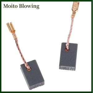 Moito 10Pcs Copper Motor Carbon Brushes Kit For Angle Grinder 6x8.5x13.5mm
