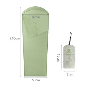 Outdoor Travel Sleeping Bag Liner Ultra Lightweight Portable Removable Washable and Dirt Resistant Inner Liner
