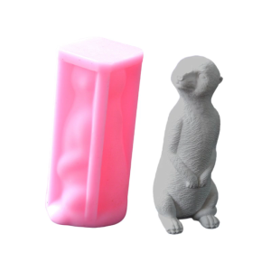 Silicone Meerkats Mold for Creating 3D Epoxy Resin Handmade Desktop Decoration Mould Handmade Tool