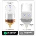 Dr.isla Anti-colic baby bottle Dot Bayi Botol Glass 160ml dan 240ml Anti Kolik Botol Wide Neck Newborn BPA Free AVGB16 botol susu bayi 6 12 bulan dot botol susu Botol bayi tahan suhu tinggi Botol Susu Bayi Newborn. 