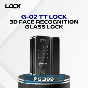 LOOCK G-02 3D Face Recognition Glass Smart Lock TT Lock App Control