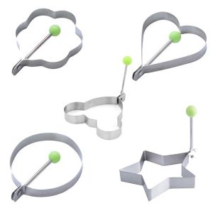Stainless Steel Omelette Egg Frying Mold Creative Breakfast Omelette Mold Cooking Tools Kitchen Accessorie