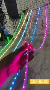 LAMPU LED STRIP SELANG 5050 100METER AC 220V WATERPROOF + SOKET 5PCS