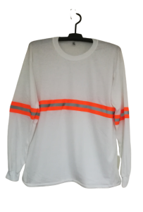 Mens Sweatshirt Cotton Long Sleeves With Reflector For Construction/ Motorist/ Farming/ Gardening