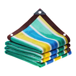 COD💦ผ้าใบกันแดด ผ้าใบกันแดดกันฝน สแลนกรองแสง 98% วัสดุPE (มีตาไก่) หนาขึ้น ฉนวนกันความร้อน หลายขนาด แสลนกันแดด