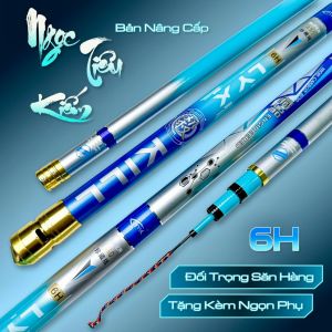 Cần Câu Tay Ngọc Tiêu Kiếm 6H bản đối trọng săn hàng chính hãng ZTYL từ 3m6 đến 8m1 tặng kèm ngọn + phao + trục