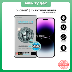 iPhone 14 13 12 Mini Pro Plus Max / 11 Pro Max / X XS XR XS Max X-One Extreme 7H Clear 2.5D Full Cover Screen Protector