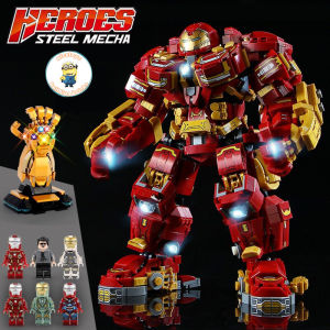 Đồ Chơi Lắp Ráp Xếp Hình Mô Hình Marvel Robot Iron Man HulkBuster Găng Tay Vô Cực INFINITY WAR Model LY76066 Với 2000+PCS