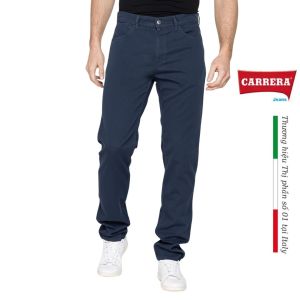QUẦN KAKI NAM 5 MOD.700 TÚI MÀU XANH ĐẬM - CARRERA JEANS - NHẬP KHẨU CHÍNH HÃNG TỪ Ý - 92% Cotton 5% Polyester 3% Elastane _ 7000942A