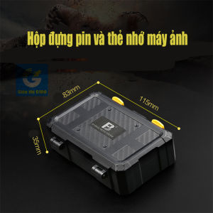 Hộp lưu trữ nhiều loại thẻ nhớ và pin máy ảnh cao cấp