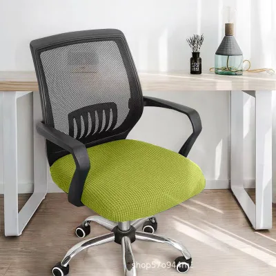 QIHUISHI Ghế văn phòng lưới thanh lịch với bọc nhung đàn hồi dày cho Comfort và phong cách