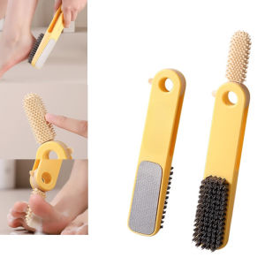 3in1 Exfoliator Foot Wash Brush Foot Scrubbing Tool Toe Exfoliator