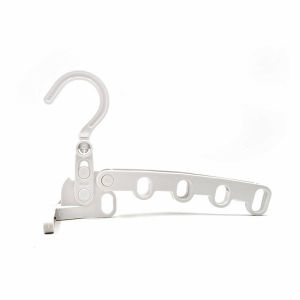 Móc treo quần áo di động 5 lỗ treo gắn cửa gấp gọn Móc phơi đồ linh hoạt xoay 360 gắn mọi nơi -AENEA