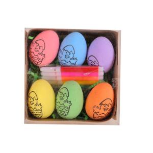 Easter Drawing Eggs Colorful DIY Hand Painted Set for Children Colorful & Imaginative for Kids Party Favor Easter Gift