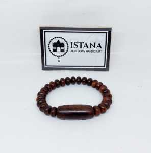 gelang kayu galih asem petir bulat pipi pakek plat