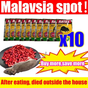 Buy 1 Free 9 Racun tikus No rats for 100 years Racun tikus paling kuat Ubat Tikus Paling Berkesan ubat tikus Rat Repellent rat poison killer ubat tikus paling kuat 老鼠藥