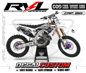 DECAL STICKER CRF 150 / crf 250 full body custom premium terbaru keren