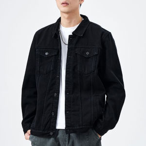 Áo khoác JEANS nam nữ basic AJ001 mẫu khoác bò Denim mặc thường ngày tôn dáng phong cách