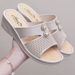 พื้นนุ่มหนา ส้นหยัก รองเท้าแตะ บ้าน ภายในและภายนอก สากล