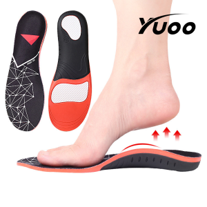 YUOO 1Pair Orthopedic Insoles Flat Foot Shock Absorption Arch Support Insoles Sports Shoes Insert Cushion Pad Pain Care Insole