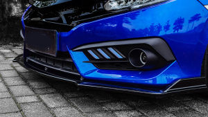 Trước sau cánh gió trước cơ thể xẻng cho Honda Civic 2016 2017 2018 20192020 FC G10 Sedan trở lại bọc góc khuếch tán Bumper Lip Phụ Kiện Xe Hơi