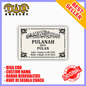 BATU NISAN MAKAM Bahan GRANIT Ukuran 20x30 cm