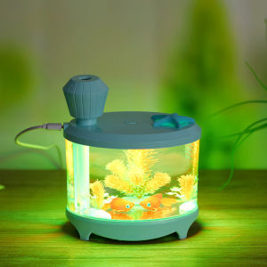 Máy Khuếch Tán Tinh Dầu - Máy Phun Sương Tạo Độ Ẩm Không Khí Hình Bể Cá Mini