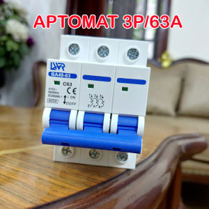 Cầu dao đóng ngắt điện MCB 3 pha Aptomat 3 pha 32A 40A 63A LWR. CB 3P aptomat 3p MCB 3P