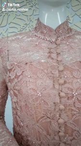 Atasan Kebaya Brukat Warna Pesta Modern Free Longtorso