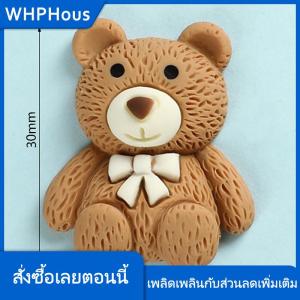 WHPHous 10pcs การ์ตูนเรซิ่น MINI Bear Charms สำหรับ DIY เครื่องประดับทำอุปกรณ์เสริม