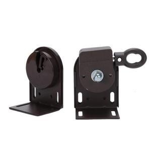 ระบบลูกกลิ้งผ้าม่านแบบแมนนวลกันน้ำออกแบบที่เท้าแขนเหล็กอุปกรณ์เสริมมู่ลี่กลางแจ้งอเนกประสงค์เหมาะสำหรับหลังคา