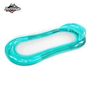PVC Lounger Floating Foldable Water Floating Bed Portable Leak Proof Nozzle Waterproof Wear Resistant Swimming Pool Accessories