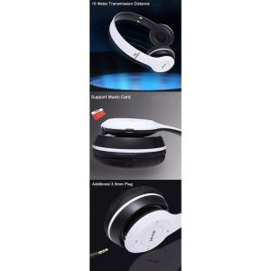 หูฟังบลูทูธ P47 เสียงดี หูฟังบลูธูทไร้สาย คลาสี รับโทรศัพท์ ฟังวิทยุ ฟังเพลง MP3 ได้ เสียงเบส