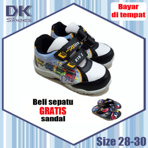 DK Shoes - Pro Alito 28-30 Buy 1 Get 1 Free / Sepatu Anak Beli 1 Gratis 1 / Sepatu Karakter Anak Laki / Sepatu Sekolah Anak Paud / Sepatu Sekolah Anak TK / Sepatu Murah / Sepatu Fashion Anak Lebaran / Sepatu Bonus Sandal / Sepatu Sekolah Anak Laki