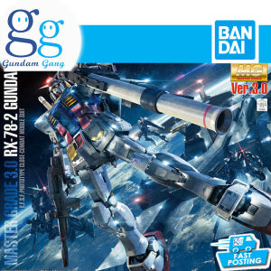 MG RX-78-2 Gundam Ver 3.0 Original Bandai Ready Stock Master Grade 1/100 Model Kit Gunpla Gundam Gang