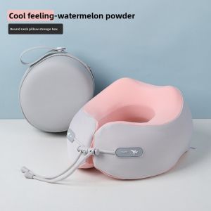 VOYUE Portable U-shaped Pillow Memory Foam Ergonomic Travel Pillow Neck Pillow Ultimate Support for Flights