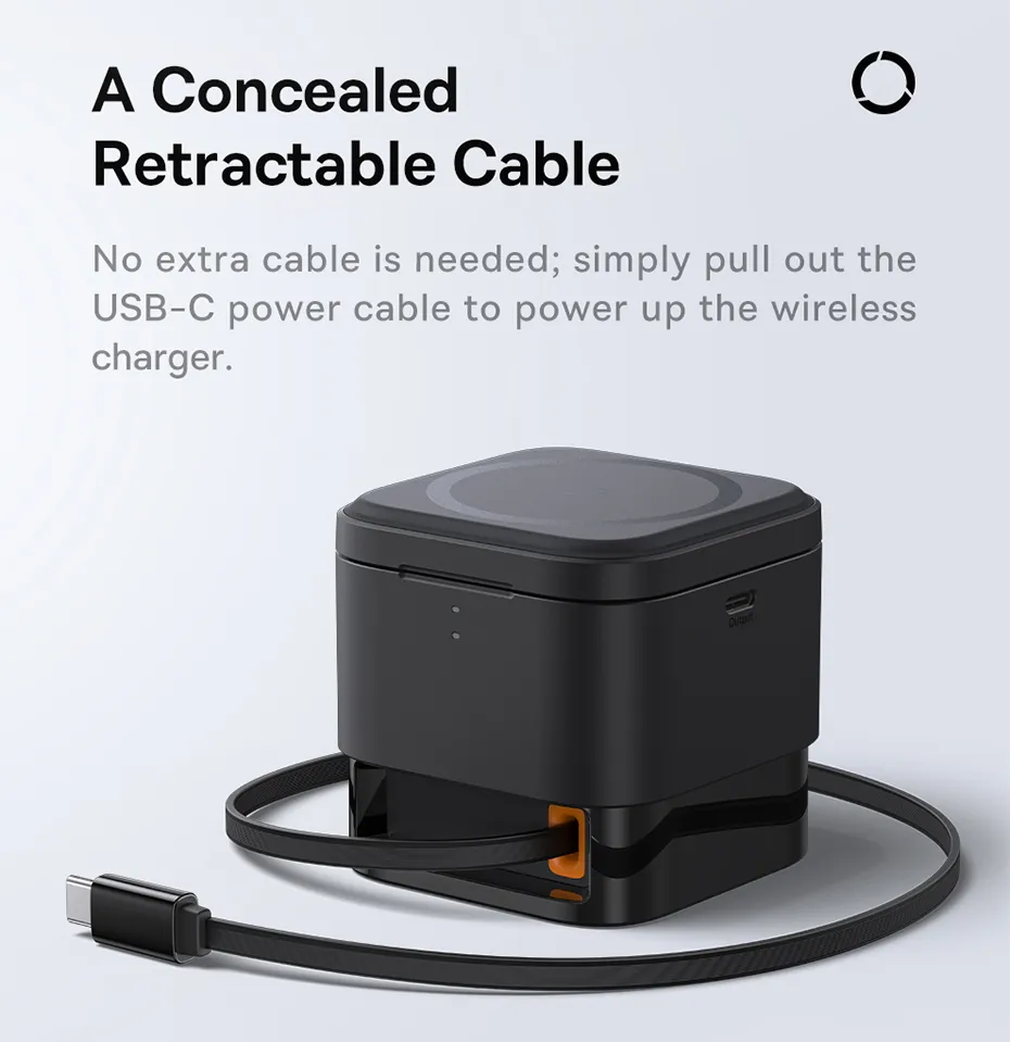 Baseus in Cube Magnetic Wireless Charger Macsafe Portable Fast