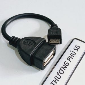 Cáp OTg chuẩn Micro USB (Dùng cho điện thoại máy tính bảng...)